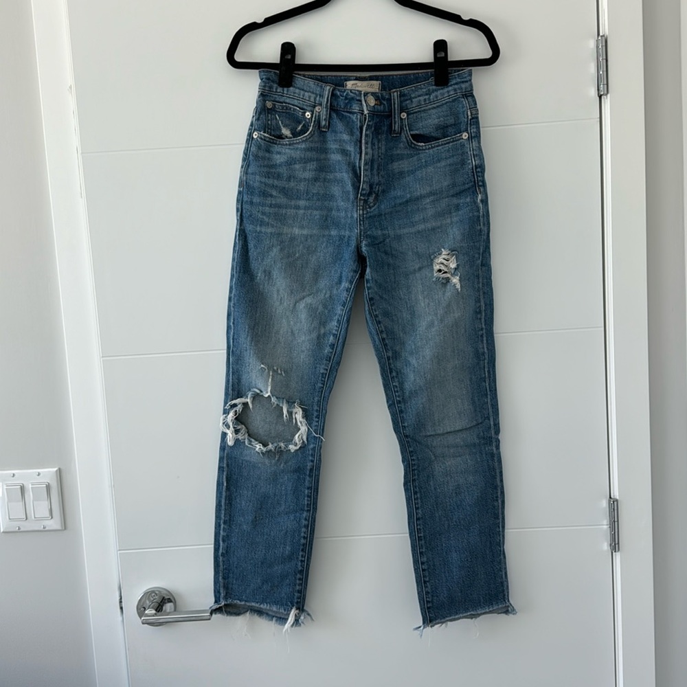 Madewell High Rise Slim Boyjean